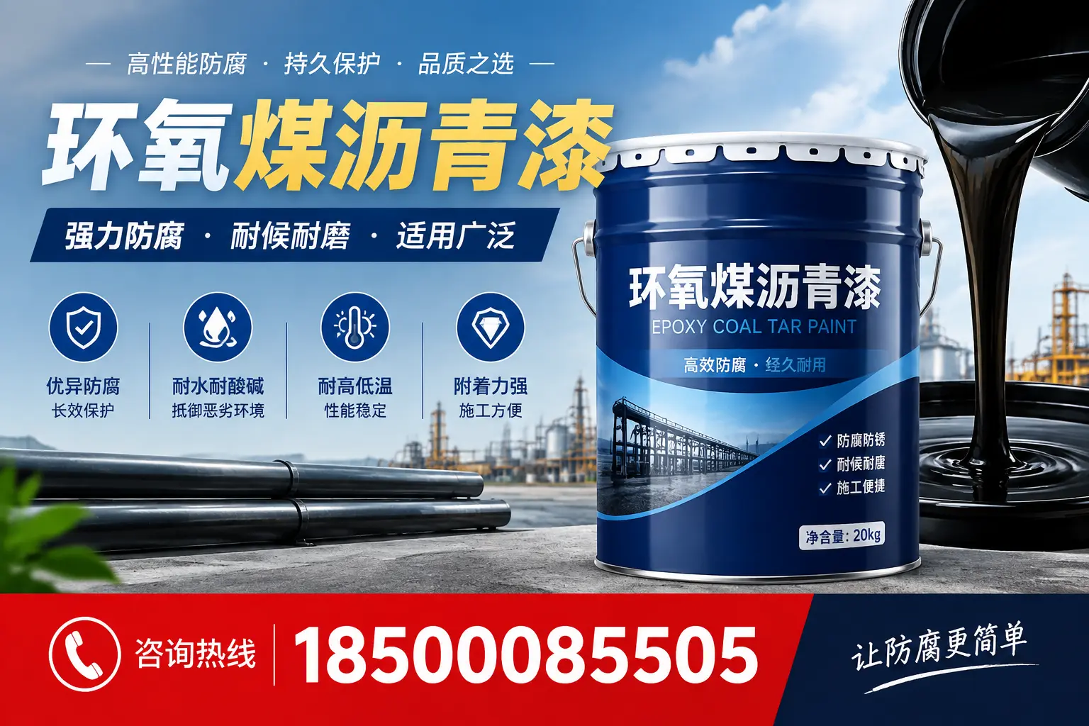 环氧煤沥青漆在不同气候条件下的表现分析,乌兰察布适用性